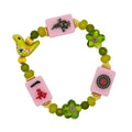 DOT, BAM, CRAK! Mahjong Light Pink Tile Bracelet