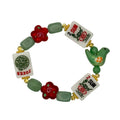 DOT, BAM, CRAK! Mahjong White Tile Bracelet