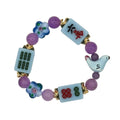 DOT, BAM, CRAK! Mahjong Blue Tile Bracelet