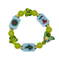 DOT, BAM, CRAK! Mahjong Blue Tile Bracelet