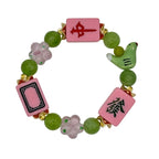 DOT, BAM, CRAK! Mahjong Bubblegum Tile Bracelet