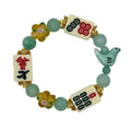 DOT, BAM, CRAK! Mahjong Ivory Tile Bracelet