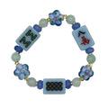 DOT, BAM, CRAK! Mahjong Blue Tile Bracelet