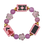 DOT, BAM, CRAK! Mahjong Bubblegum Tile Bracelet
