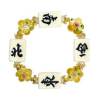 NEWS! Mahjong Ivory Tile Bracelet
