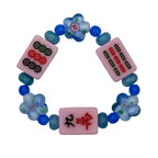 Light Pink Mini Mahjong Tile Bracelet