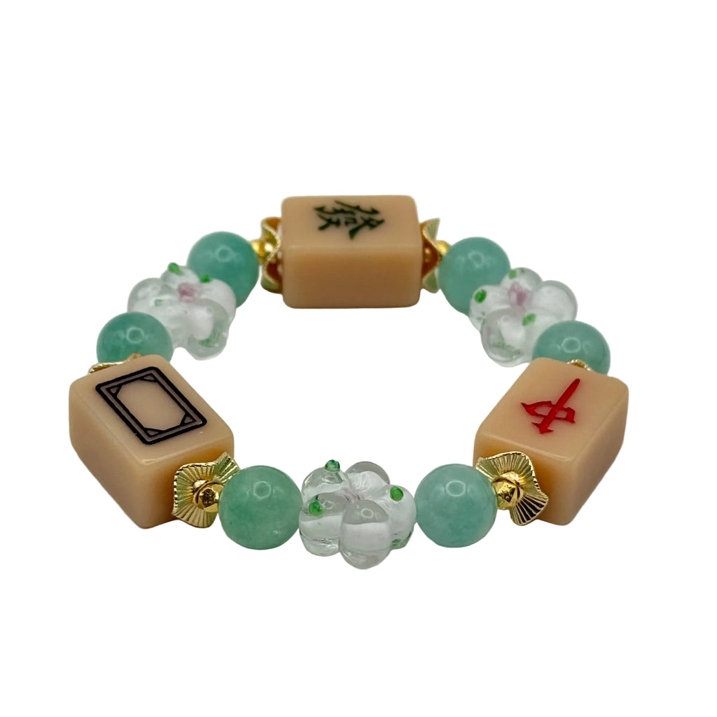 DOT, BAM, CRAK! Mahjong Nude Tile Bracelet