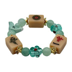 DOT, BAM, CRAK! Mahjong Nude Tile Bracelet