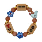 DOT, BAM, CRAK! Mahjong Nude Tile Bracelet