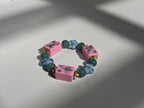 DOT, BAM, CRAK! Mahjong Bubblegum Tile Bracelet