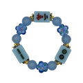DOT, BAM, CRAK! Mahjong Blue Tile Bracelet