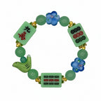 DOT, BAM, CRAK! Mahjong Green Tile Bracelet