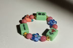 DOT, BAM, CRAK! Mahjong Green Tile Bracelet