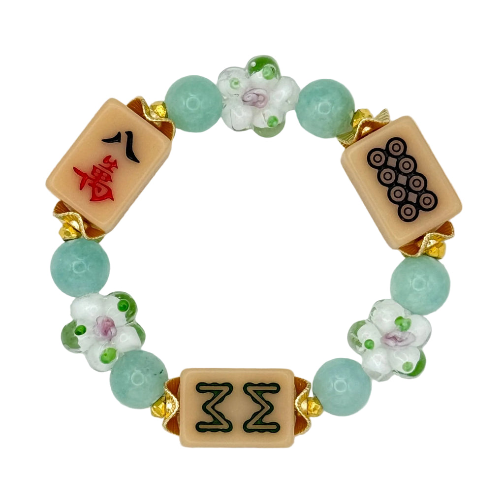 DOT, BAM, CRAK! Mahjong Nude Tile Bracelet
