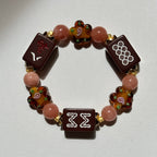 DOT, BAM, CRAK! Mahjong Chocolate Tile Bracelet