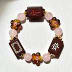 DOT, BAM, CRAK! Mahjong Chocolate Tile Bracelet