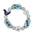 DOT, BAM, CRAK! Mahjong Blue Tile Bracelet