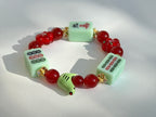 DOT, BAM, CRAK! Mahjong Green Tile Bracelet