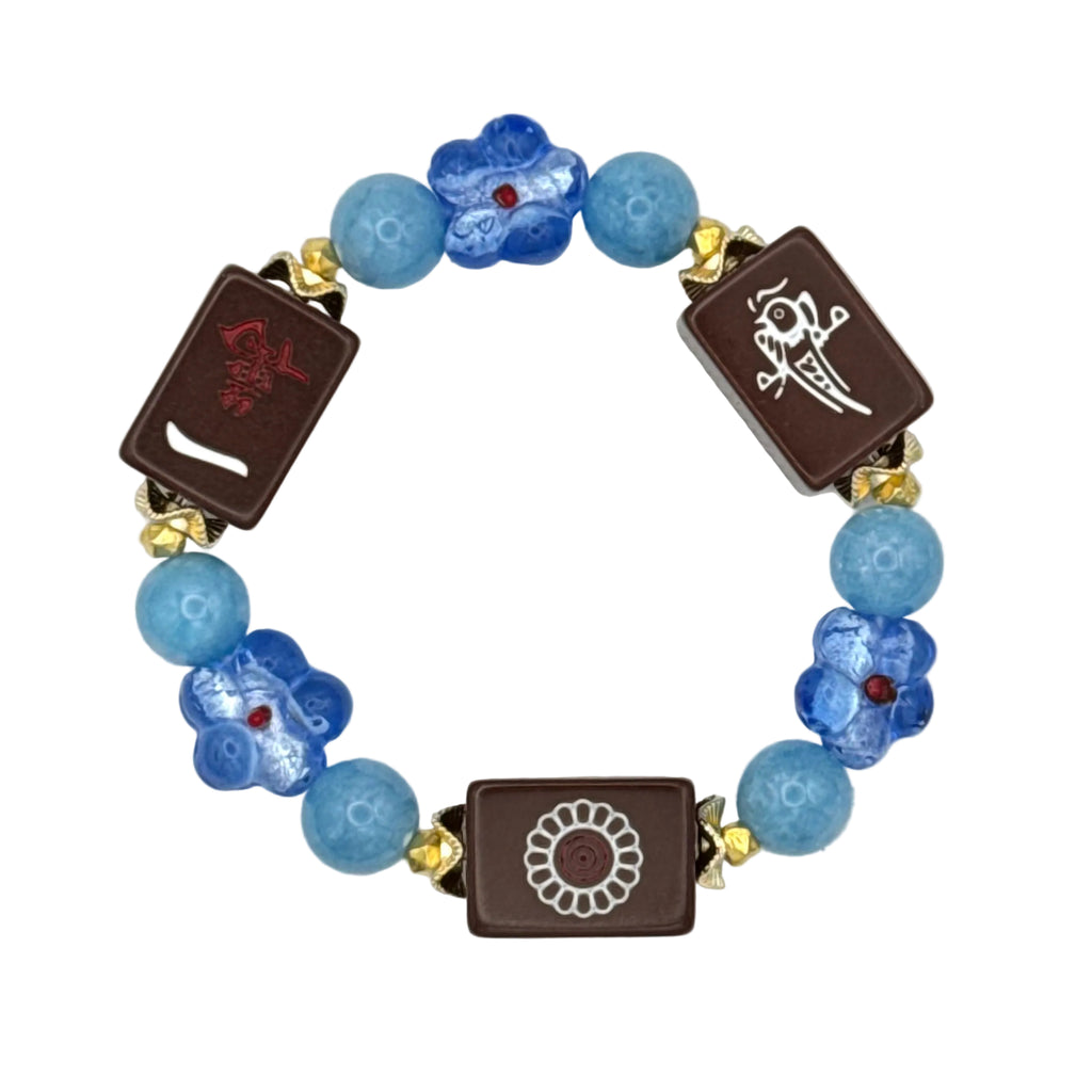 DOT, BAM, CRAK! Mahjong Chocolate Tile Bracelet
